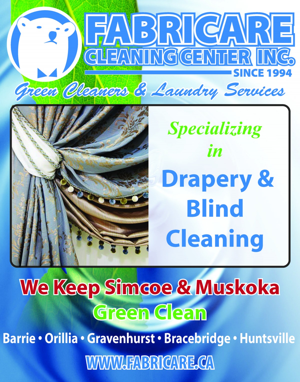 Drapery Cleaning fabricare